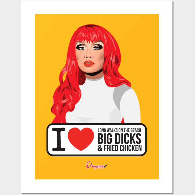 Jujubee from Drag Race Wall Art by dragover